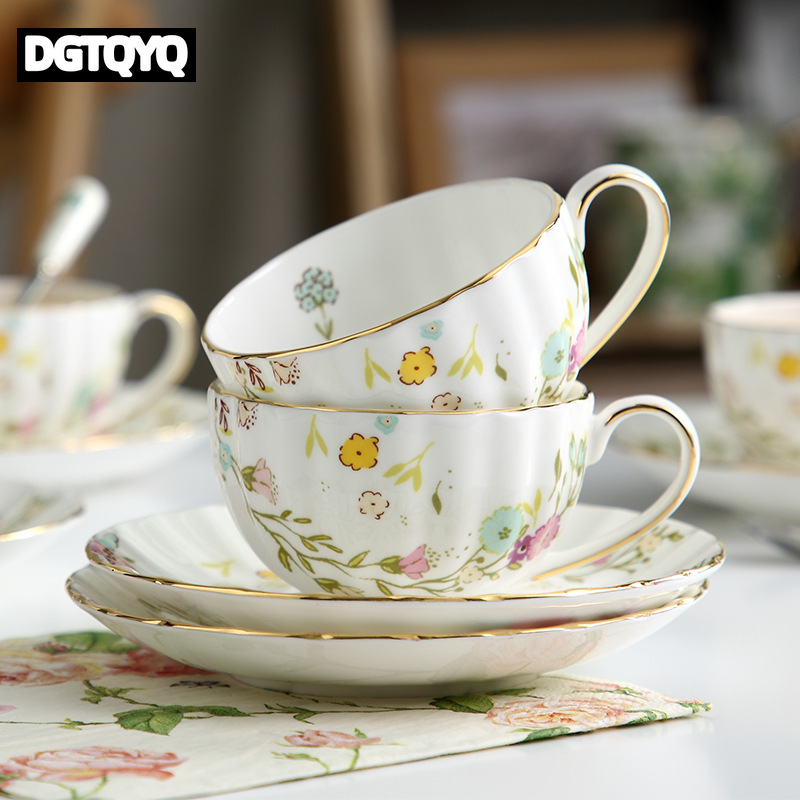 Espresso Cup Saucer - Набор из 2 винтажных керамических кофейных