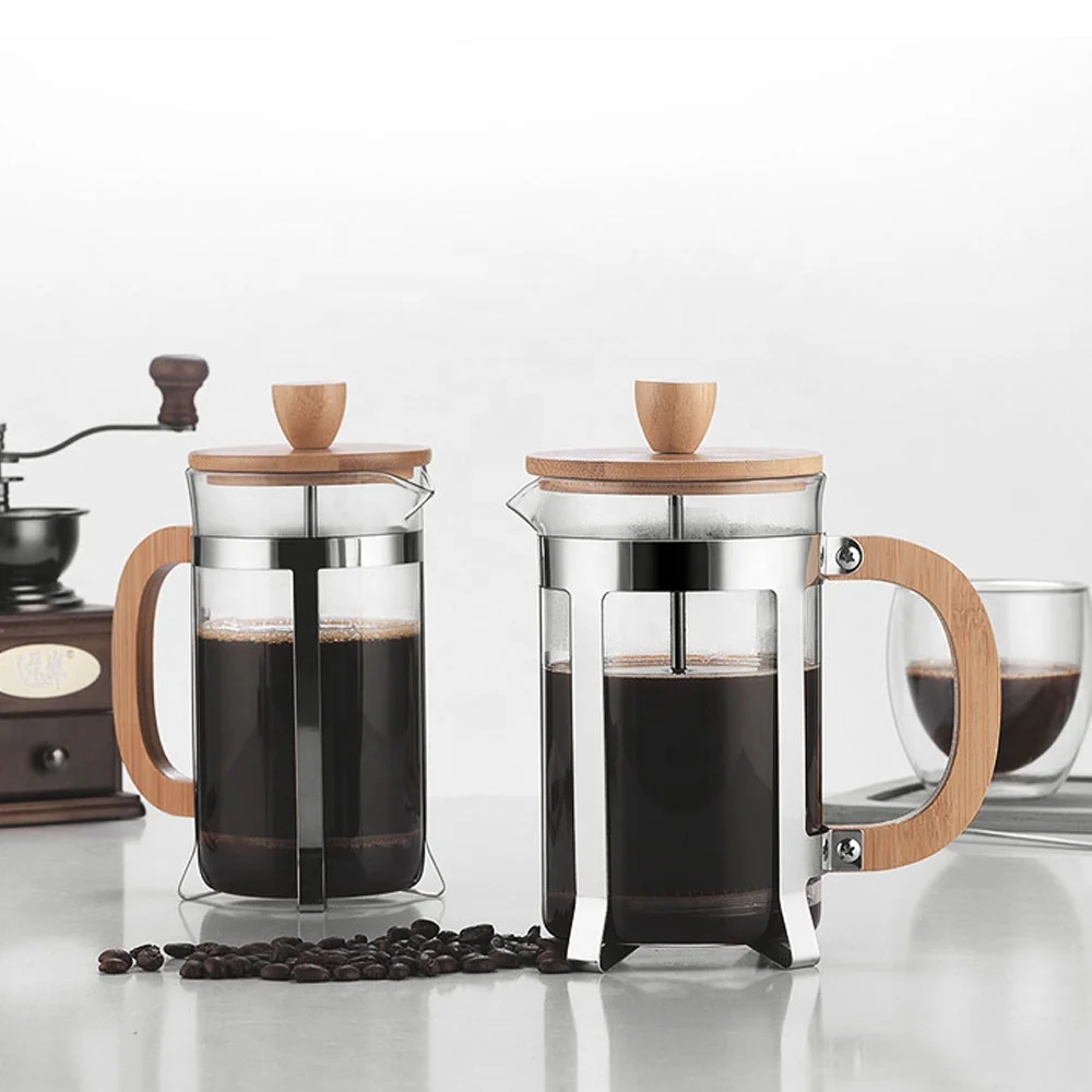 French Press Coffee & Tea - Кофейник-пресс из нержавеющей стали 350/600 мл,