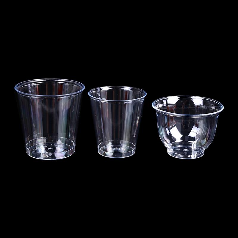 Coffee Jelly Tea - Одноразовые чашки из прозрачного пластика, 30-50
