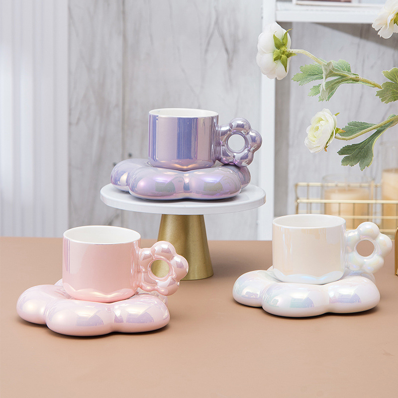 Espresso Cup Saucer - Набор керамических кофейных чашек и блюдец