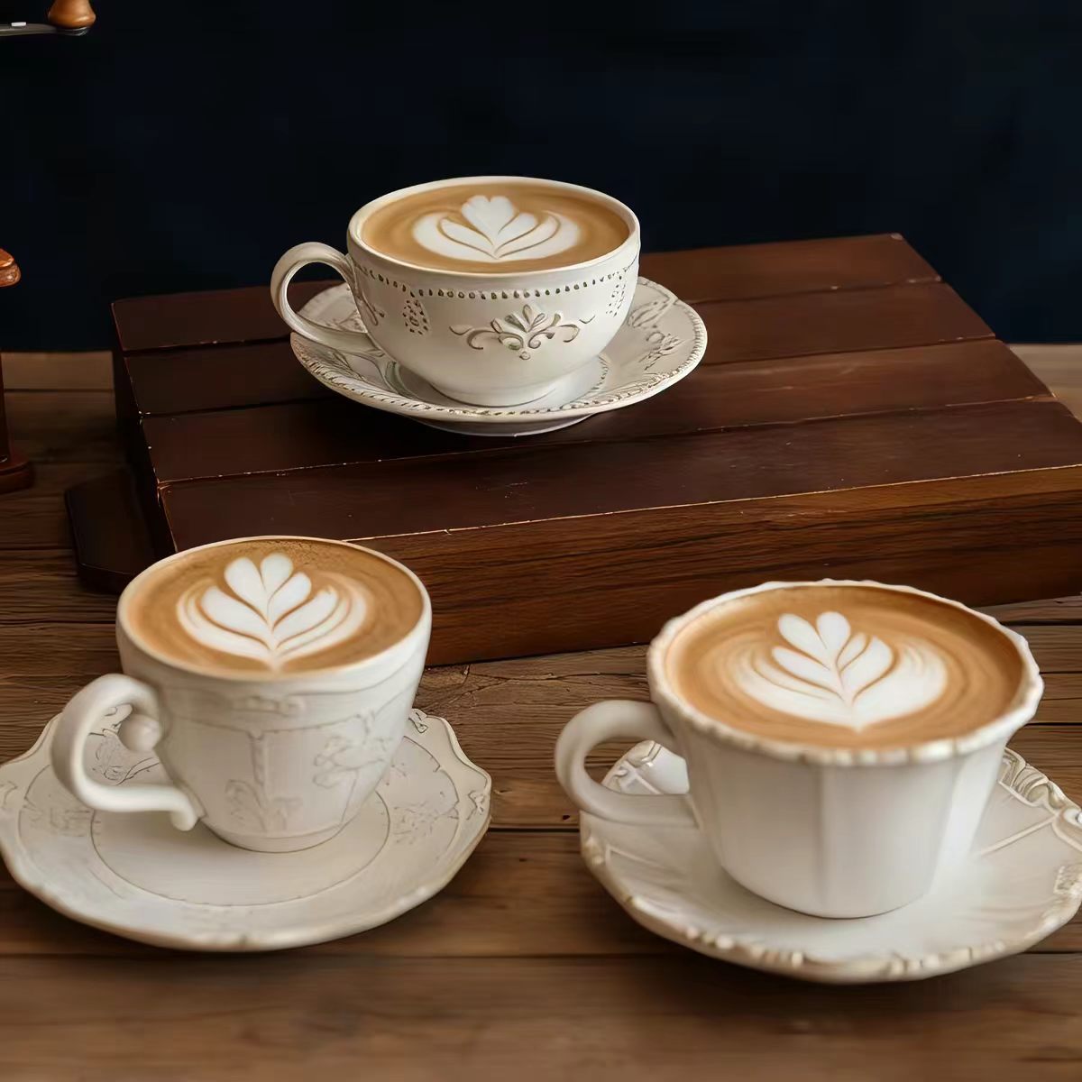 Espresso Cup Saucer - Набор чашек и посуды с французским
