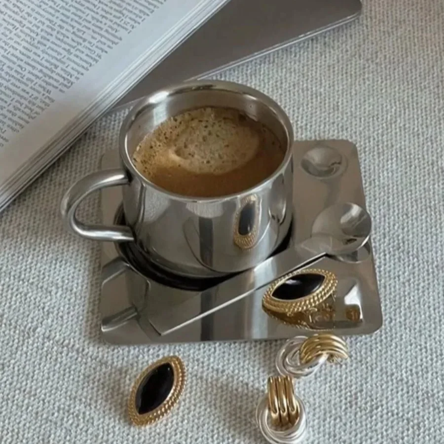 Espresso Cup Saucer - Минималистичная скандинавская кружка, набор из 3