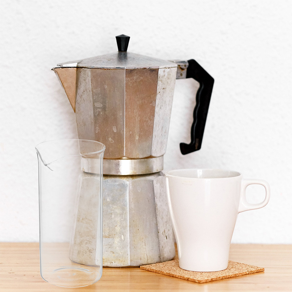 Coffee Tea Replacement - Прозрачный стеклянный стакан для кофе-пресса, термостойкий,