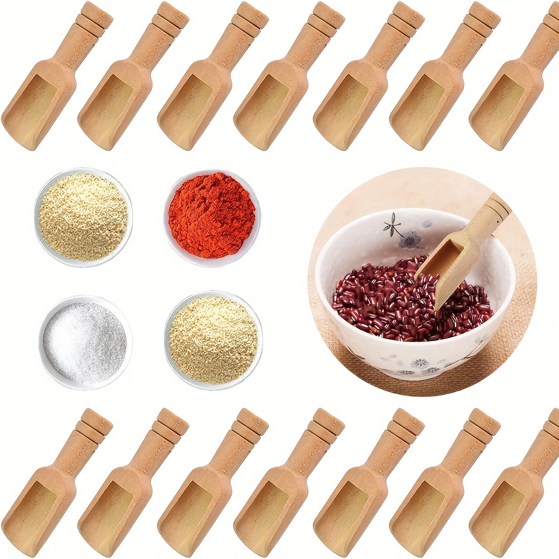Coffee Tea Like - Бамбуковая ложка — многоцелевая мини-деревянная лопаточка,