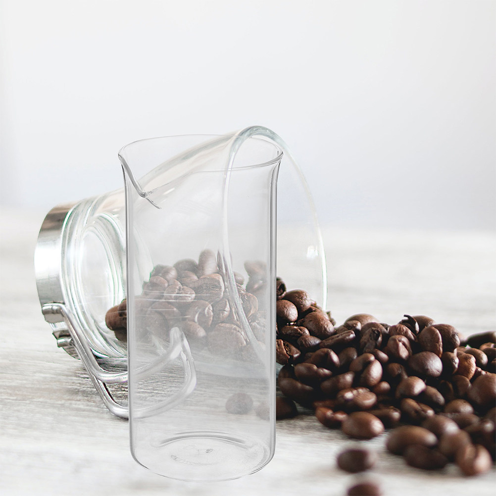 Coffee Tea Replacement - Термостойкая стеклянная чашка-пресс для кофе, гладкая,