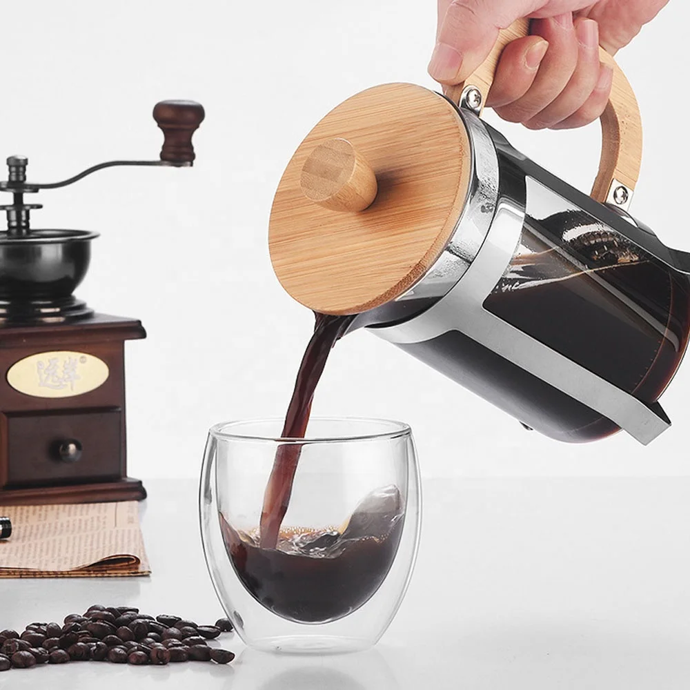 Кофейник-пресс из нержавеющей  – обзор и цена French Press Coffee & Tea