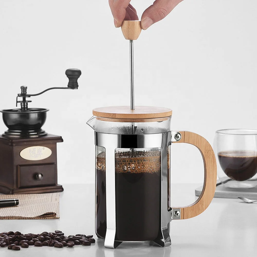 Кофейник-пресс из нержавеющей  – обзор и цена French Press Coffee & Tea