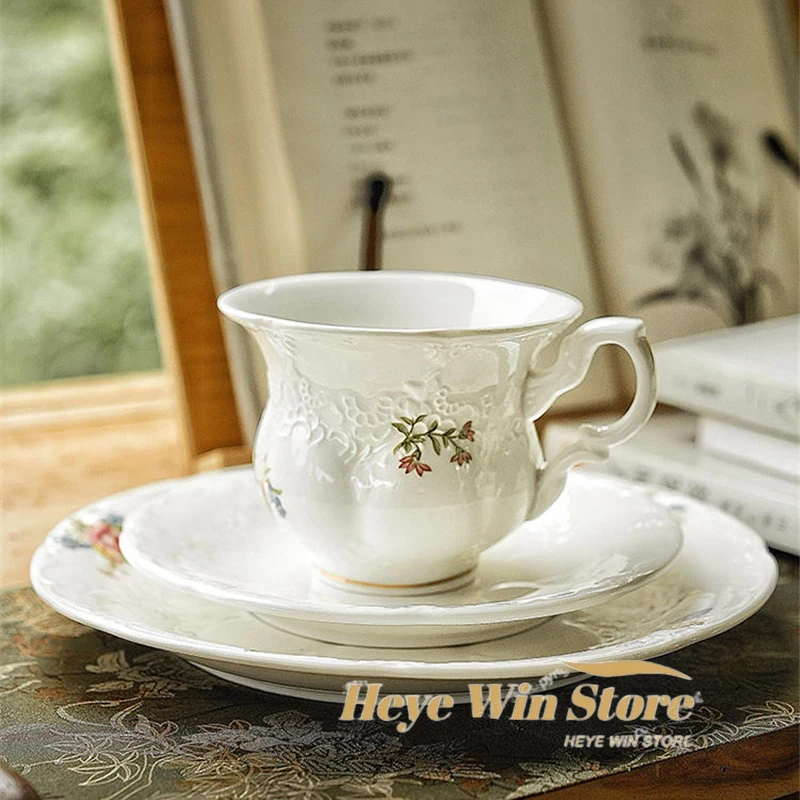 Ретро цветочная чашка для эспр – обзор и цена Espresso Cup Saucer