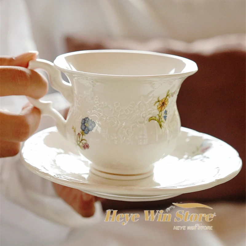 Ретро цветочная чашка для эспр – обзор и цена Espresso Cup Saucer