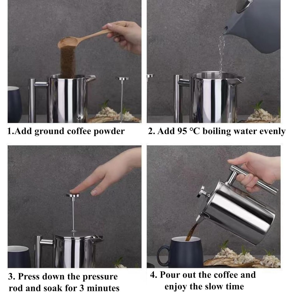 Кофеварка French Press, из нер – обзор и цена French Press Coffee & Tea