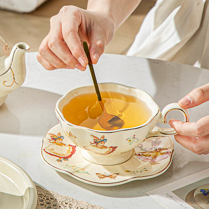 Кофейная чашка и тарелка в анг – обзор и цена Coffee Tea Gift Set