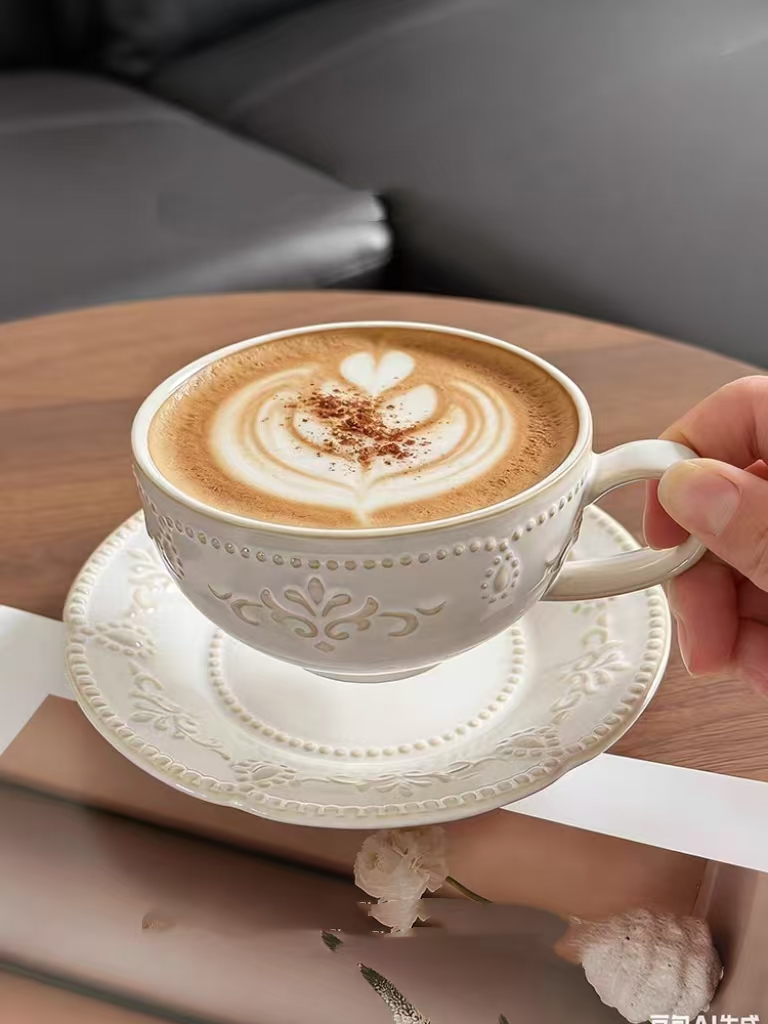 Набор чашек и посуды с француз – обзор и цена Espresso Cup Saucer