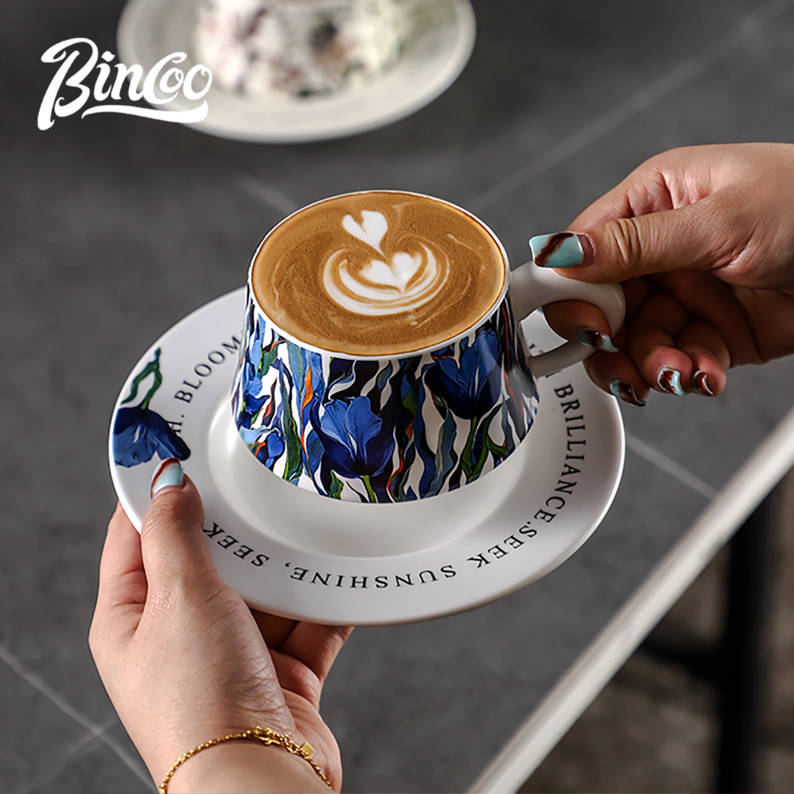 BINCOO 260 мл керамическая коф – обзор и цена Espresso Cup Saucer
